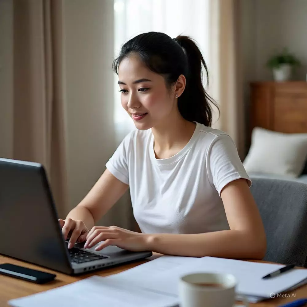 Tips makeup natural antiribet untuk WFH © 2025 brilio.net