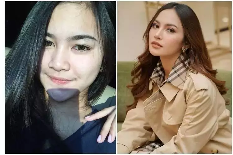Potret Mahalini Raharja saat tanpa & pakai makeup © 2025 berbagai sumber Potret Mahalini Raharja saat tanpa & pakai makeup © 2025 berbagai sumber
