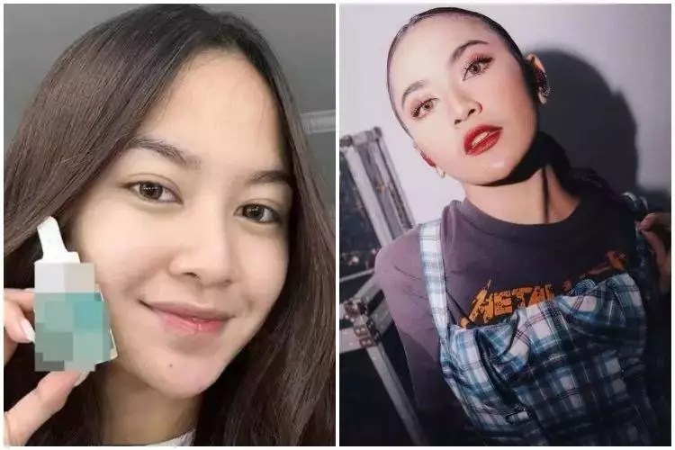 Potret Mahalini Raharja saat tanpa & pakai makeup © 2025 berbagai sumber Potret Mahalini Raharja saat tanpa & pakai makeup © 2025 berbagai sumber