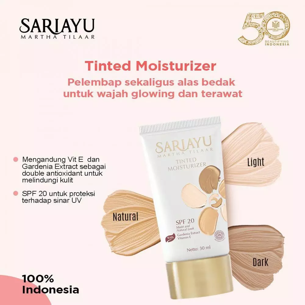 Rekomendasi foundation Sariayu terbaik untuk semua jenis kulit © 2025 brilio.net