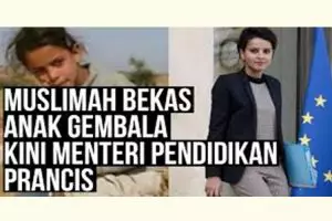Kisah muslimah pertama di kabinet Prancis, bekas anak gembala
