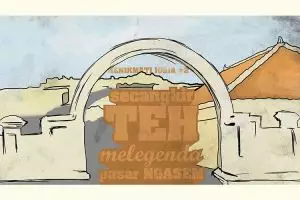 Teh melegenda di pasar Ngasem, langganan pakar kuliner Indonesia