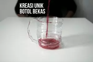 Dengan sedikit kreasi, botol bekas bisa bermanfaat