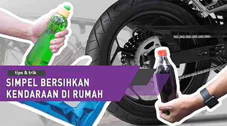 Simpel bersihkan kendaraan dirumah 