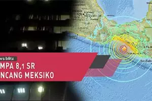 Gempa 8,1 SR guncang Meksiko 