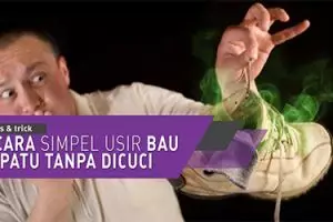 4 Cara simpel usir bau sepatu tanpa dicuci