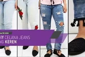 4 DIY celana jeans yang keren 
