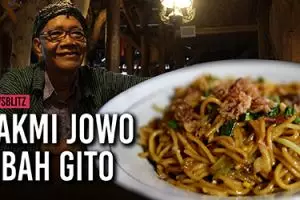 Bakmi Jowo Mbah Gito, warung bakmi bekas kandang sapi