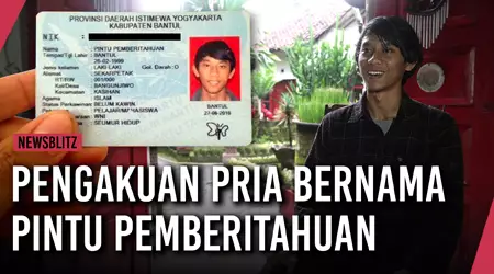 Begini pengakuan pria bernama Pintu Pemberitahuan