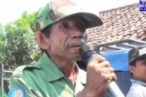 Hansip Sukra Wetan yang pidatonya bikin ngakak ini meninggal dunia