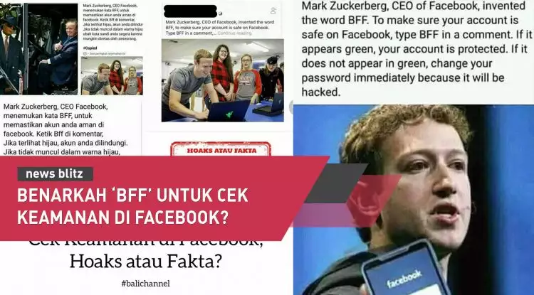 Benarkah ‘BFF’ untuk mengecek keamanan di Facebook?