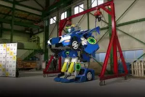 Robot transformer bikinan Jepang ini sempurna banget