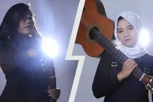 Duet gitaris cantik  ini raih penghargaan internasional, keren banget