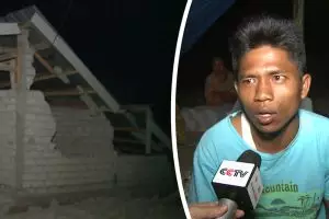 Cerita haru korban gempa NTB yang kehilangan rumah