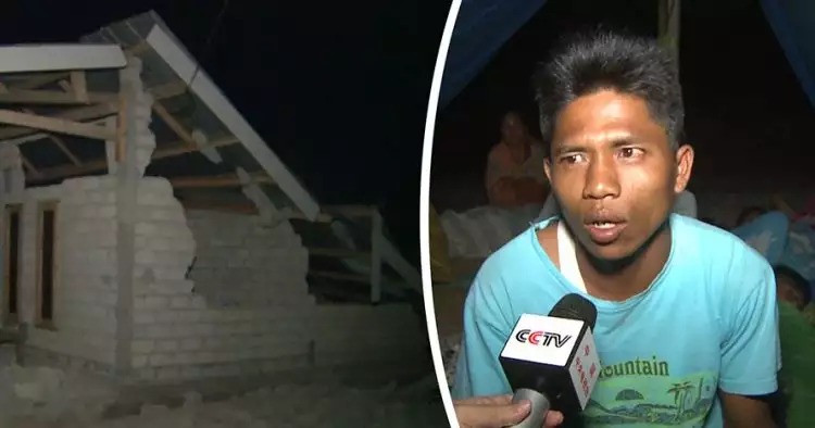 Cerita haru korban gempa NTB yang kehilangan rumah