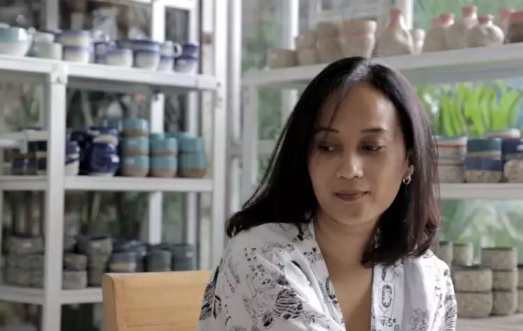 Cerita Francisca sukses kelola bisnis keramik dengan modal nol