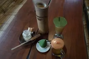 Sajian kopi unik di Jogja, gunakan bumbung sebagai pengganti termos