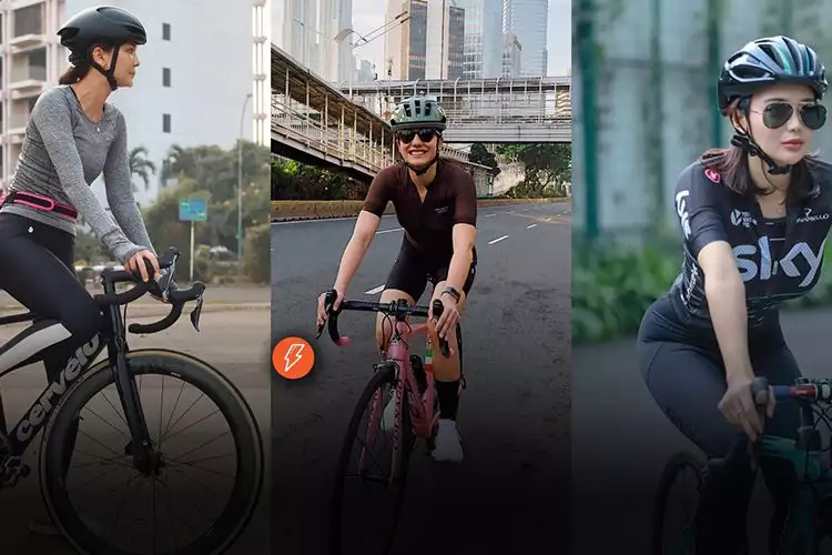 Mengintip jenis sepeda yang dipakai 5 seleb cantik Indonesia