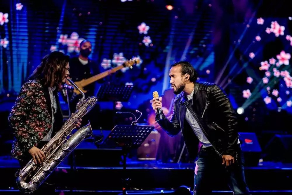 wajah maruli di times square © Instagram