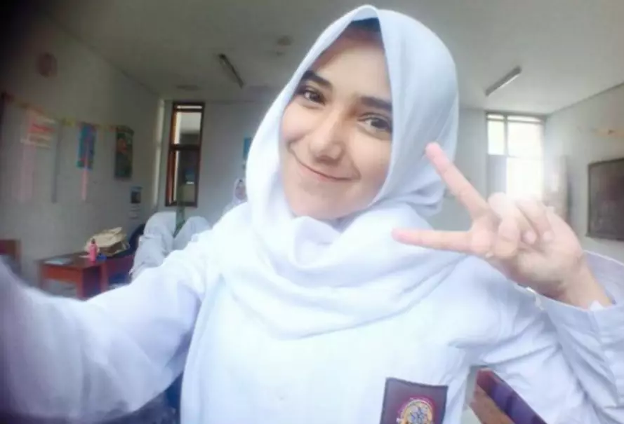 Potret Nadya Mustika saat sekolah © 2021 brilio.net