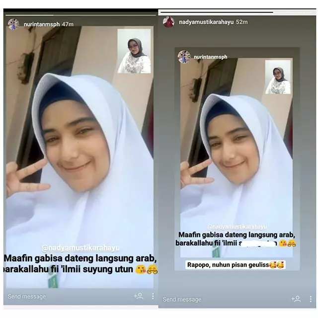 Potret Nadya Mustika saat sekolah © 2021 brilio.net