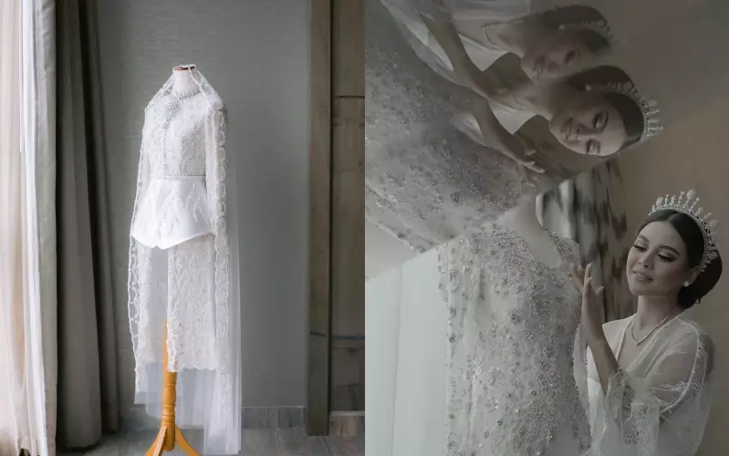 potret beda gaya pernikahan Lesty & Aurel dari berbagai sumber