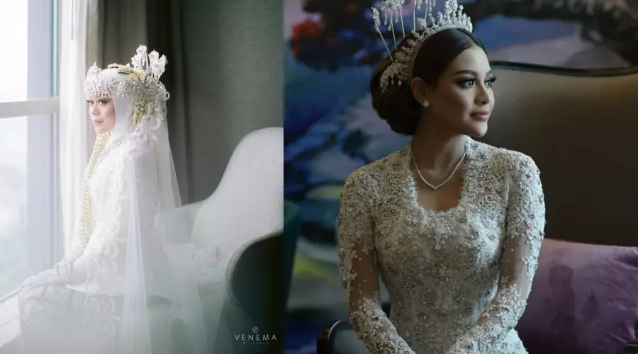 potret beda gaya pernikahan Lesty & Aurel dari berbagai sumber