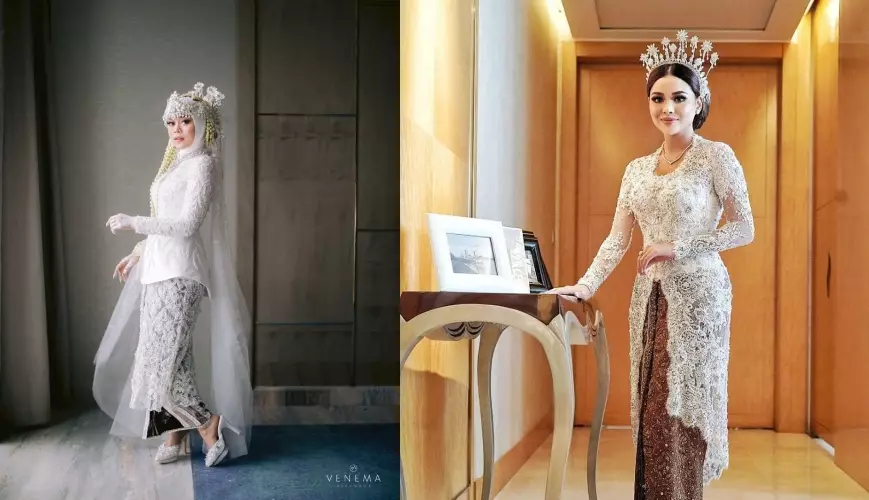 potret beda gaya pernikahan Lesty & Aurel dari berbagai sumber