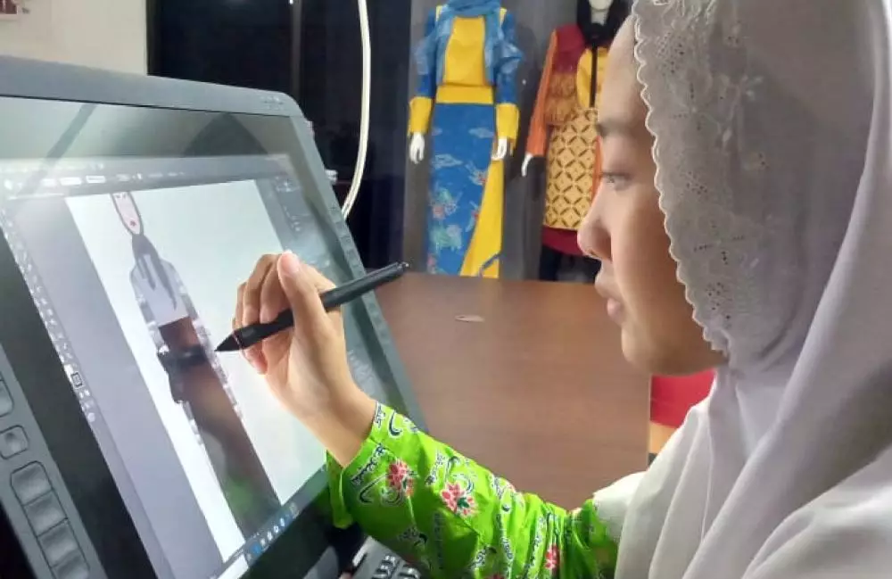 Koleksi anak SMK di Jogja Fashion Week © 2021 brilio.net