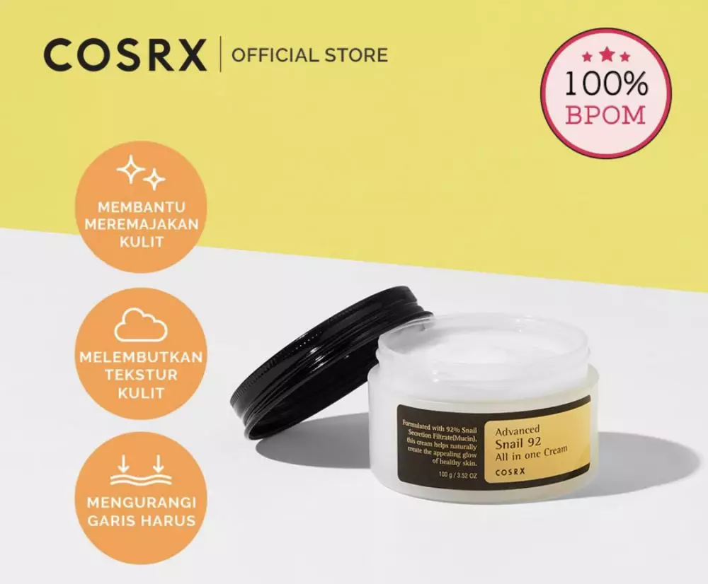 Rangkaian skincare Cosrx pagi © 