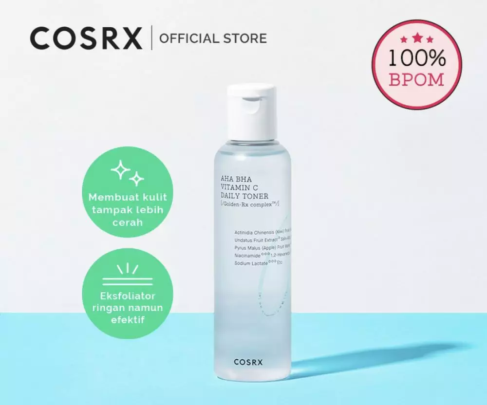 Rangkaian skincare Cosrx pagi © 