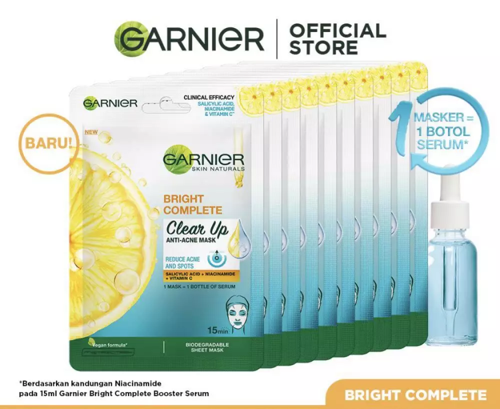 Rekomendasi Garnier serum mask ©  Rekomendasi Garnier serum mask ©