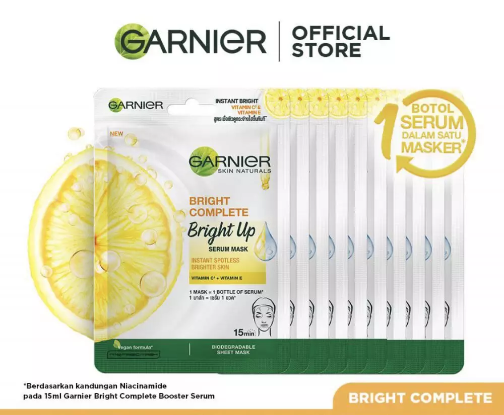 Rekomendasi Garnier serum mask ©  Rekomendasi Garnier serum mask ©