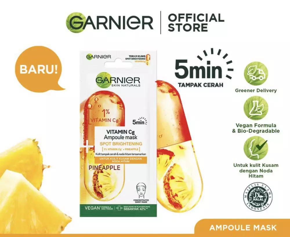 Rekomendasi Garnier serum mask ©  Rekomendasi Garnier serum mask ©