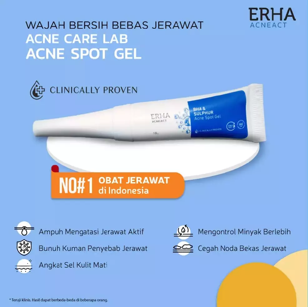 Rangkaian skincare Erha AcneAct Berbagai sumber