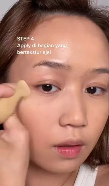 Trik samarkan wajah bertekstur hanya dengan 3 produk TikTok
