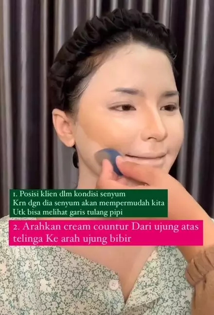 Tips aplikasikan cream contour ala MUA ini bikin riasan tampak natural Instagram Tips aplikasikan cream contour ala MUA ini bikin riasan tampak natural Instagram