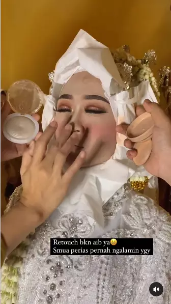 makeup pengantin luntur Berbagai sumber