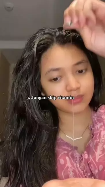 Cara simpel merawat rambut rontok ala TikToker TikTok