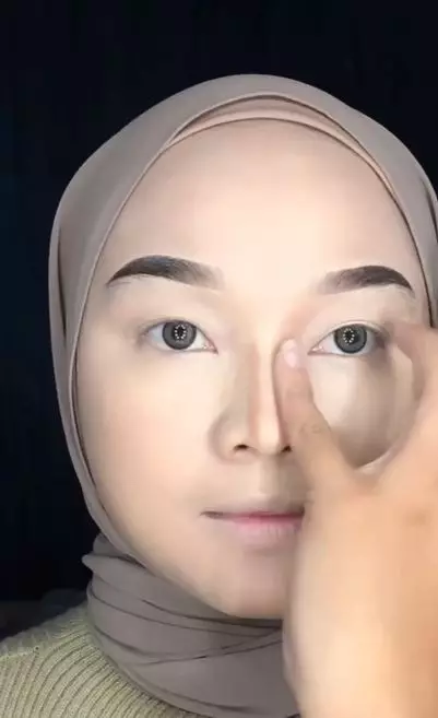Tutorial contour hidung untuk pemula Instagram