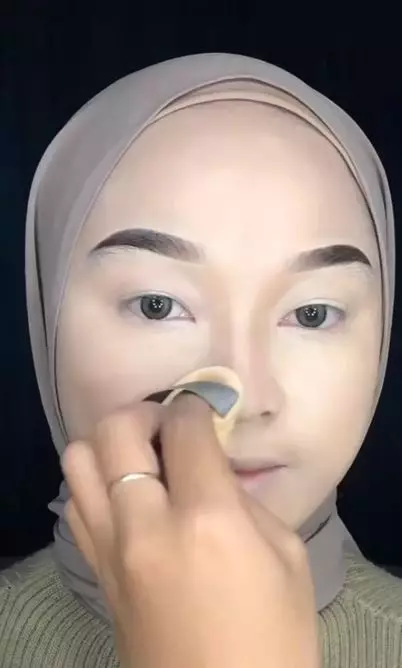 Tutorial contour hidung untuk pemula Instagram