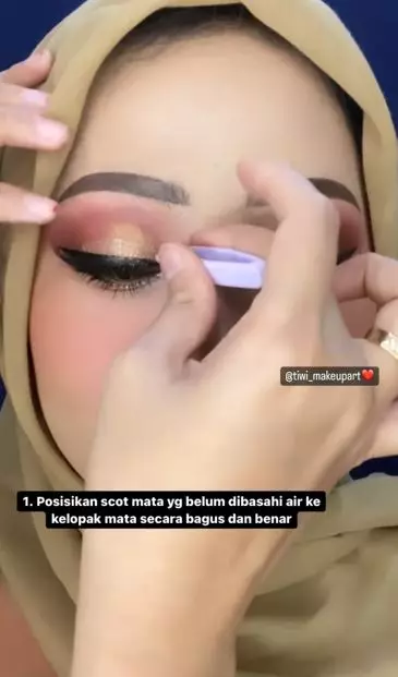 Cara memasang scot mata Instagram