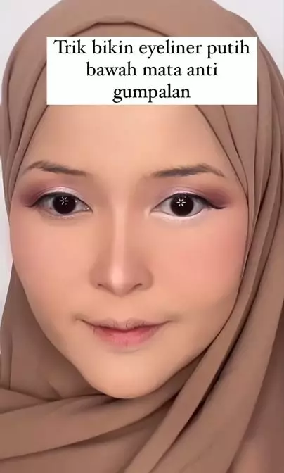 Tips cegah eyeliner putih luntur dan menggumpal Instagram Tips cegah eyeliner putih luntur dan menggumpal Instagram