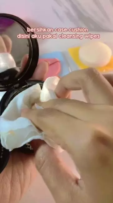 Cara bikin cushion hanya pakai 3 bahan TikTok