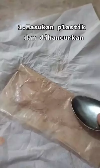 Cara memperbaiki bedak padat pecah cuma pakai 2 peralatan rumah TikTok