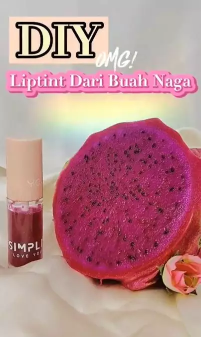 DIY membuat lip tint pakai 1 jenis buah TikTok DIY membuat lip tint pakai 1 jenis buah TikTok