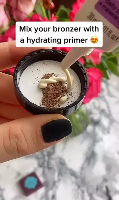 Cara membuat liquid bronzer pakai 2 bahan TikTok