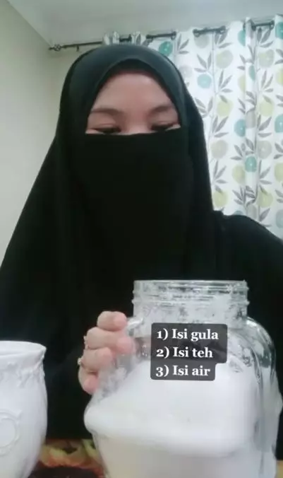 DIY membuat scrub wajah hanya pakai 2 bahan dapur TikTok