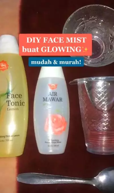 Cara membuat face mist pakai 2 produk Berbagai sumber