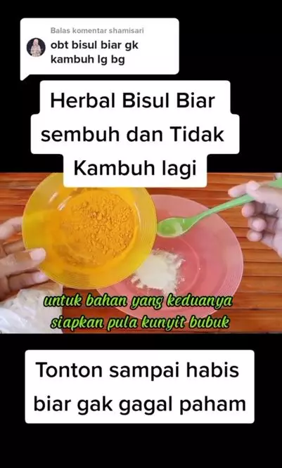 Tips mengatasi bisul pakai 2 bahan alami Berbagai sumber